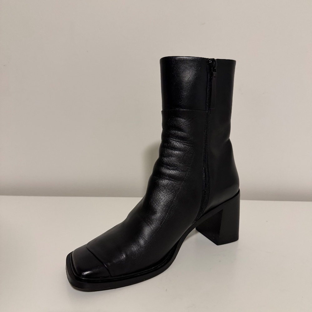 The Row Patch Ankle Boot in Black - image 4